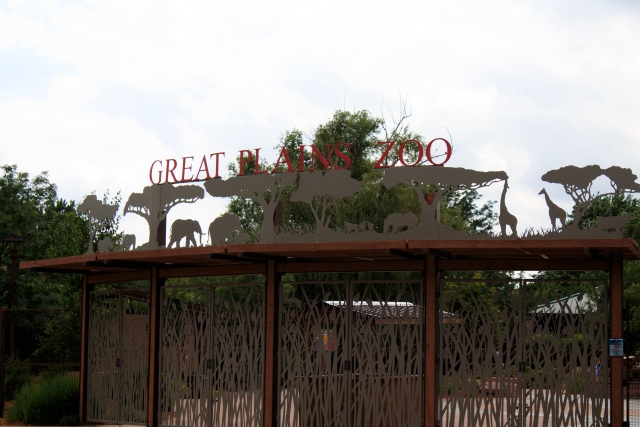 The entrance to Great Plains Zoo